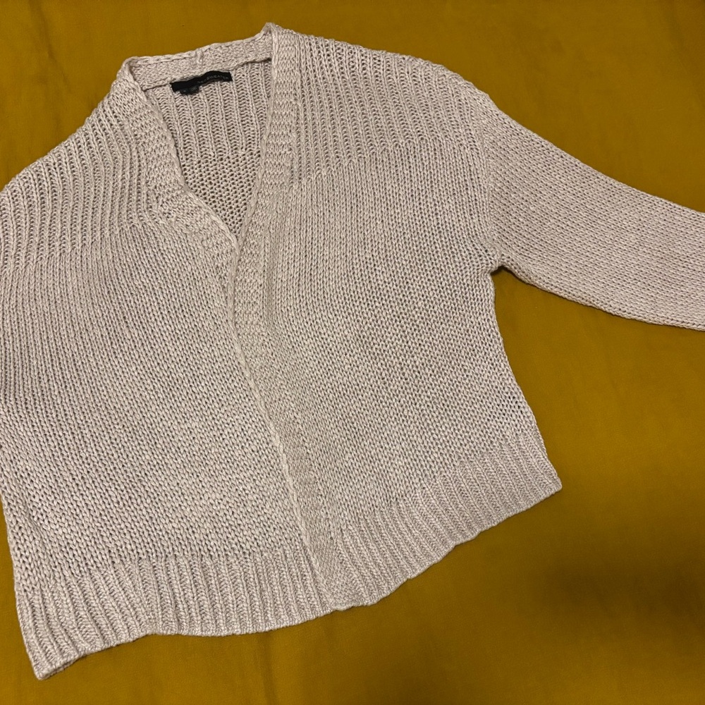Linen Silk Chunky Loose Knit Summer Cardigan